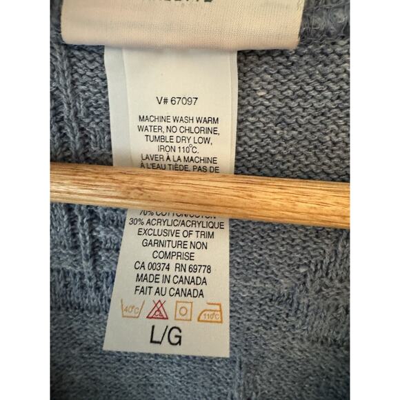 VTG Northern Reflections Sailboat Sweater Vest Large Cottagecore Grandpa 80s 90s - Picture 9 of 9